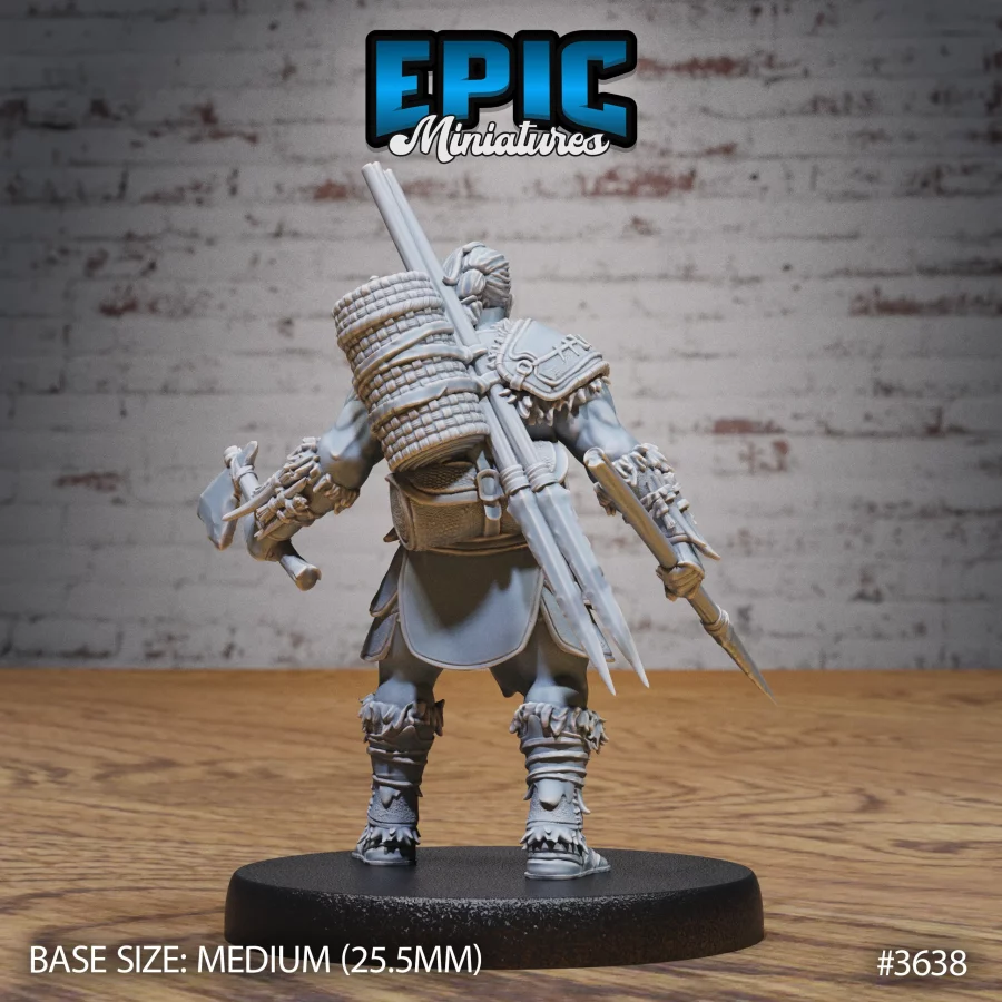 Barbarian Tribe Male Hunting (Medium) - Image 2