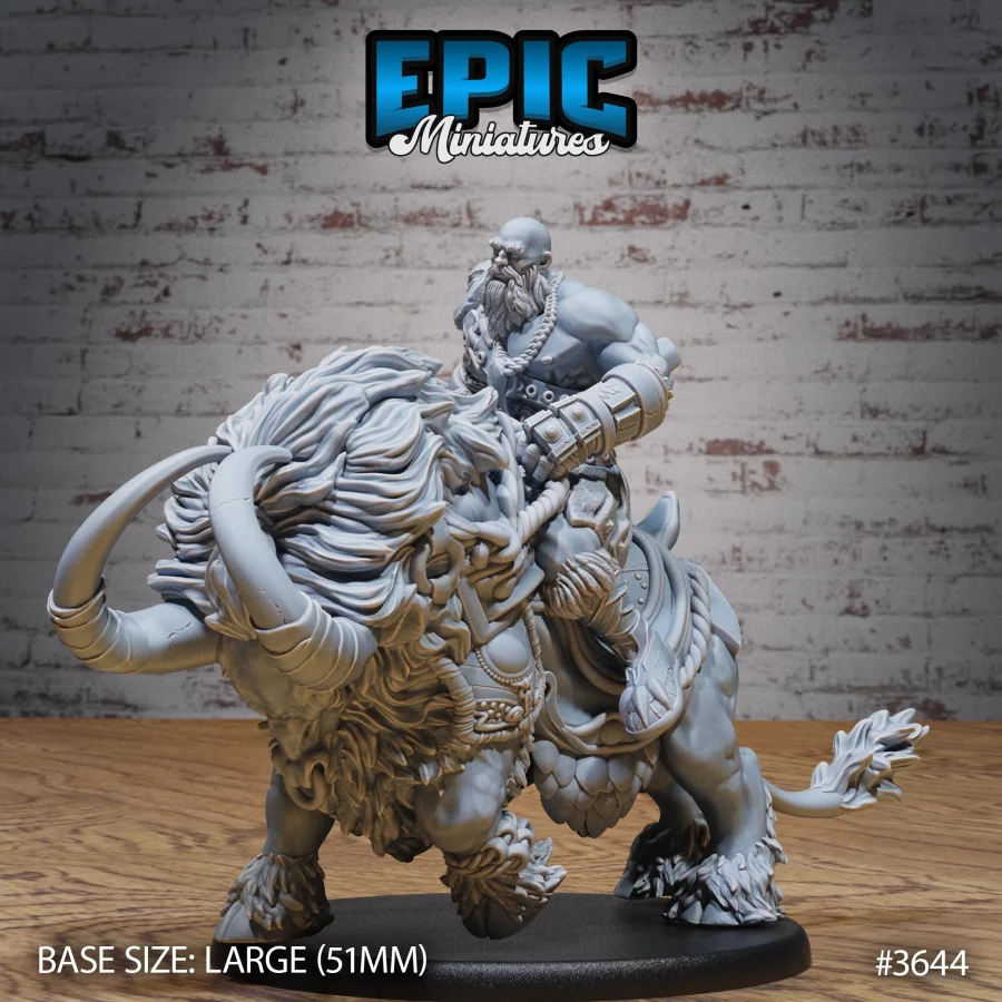 Half-Giant Barbarian Rider (Large)