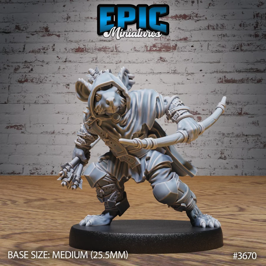 Mice Folk Raider Archer (Medium)
