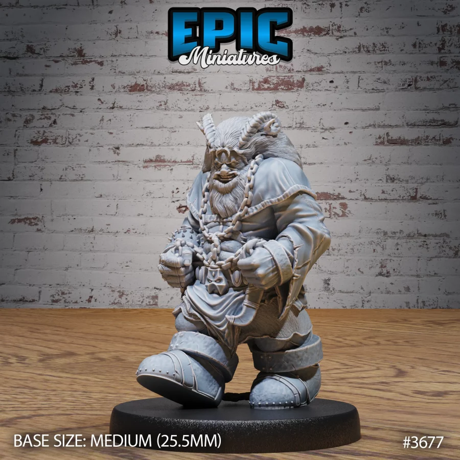 Dwarf Tiefling Captured (Medium)