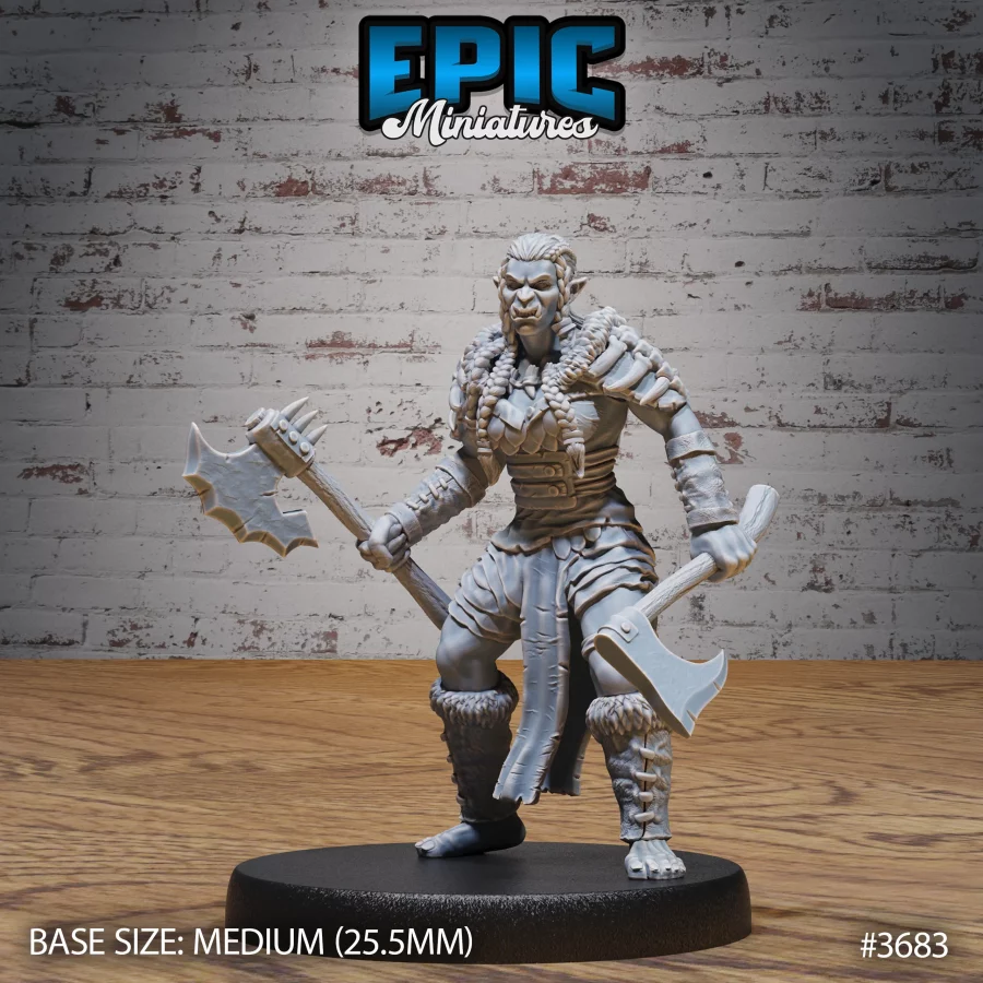 Half-Orc Marauder Female (Medium)
