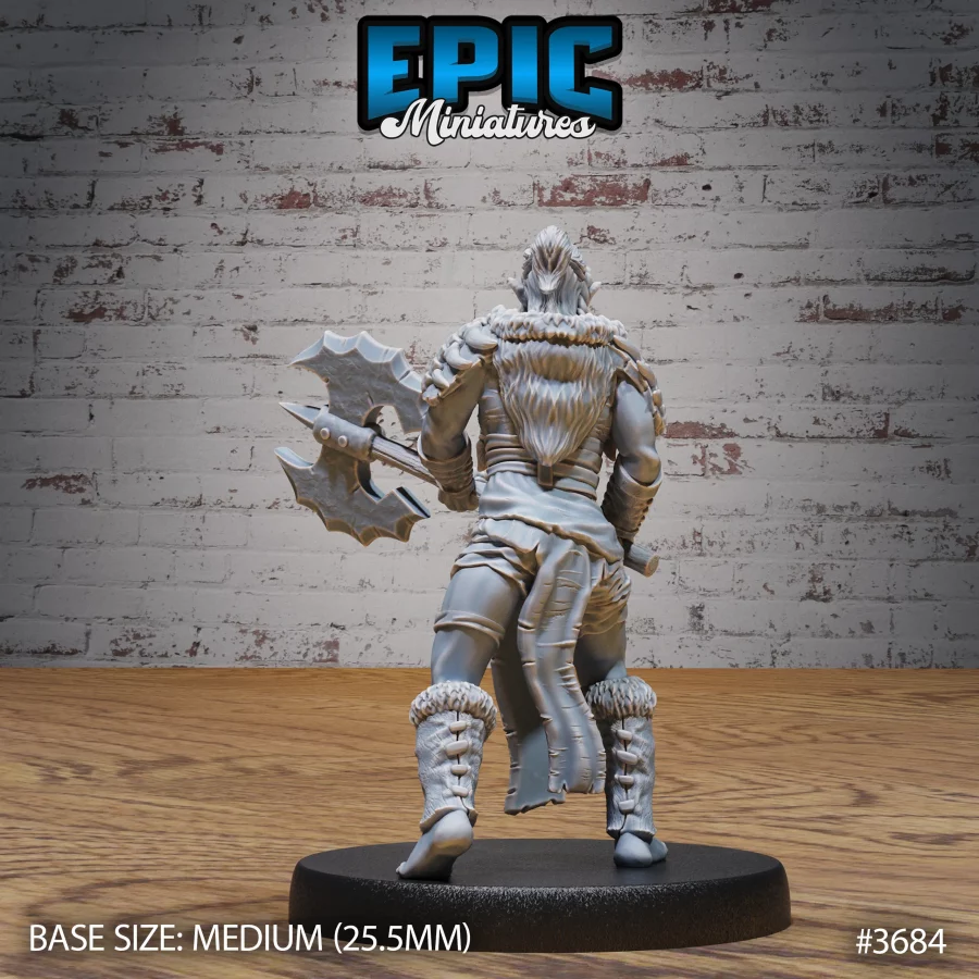 Half-Orc Marauder Female Heavy Axe (Medium) - Image 2