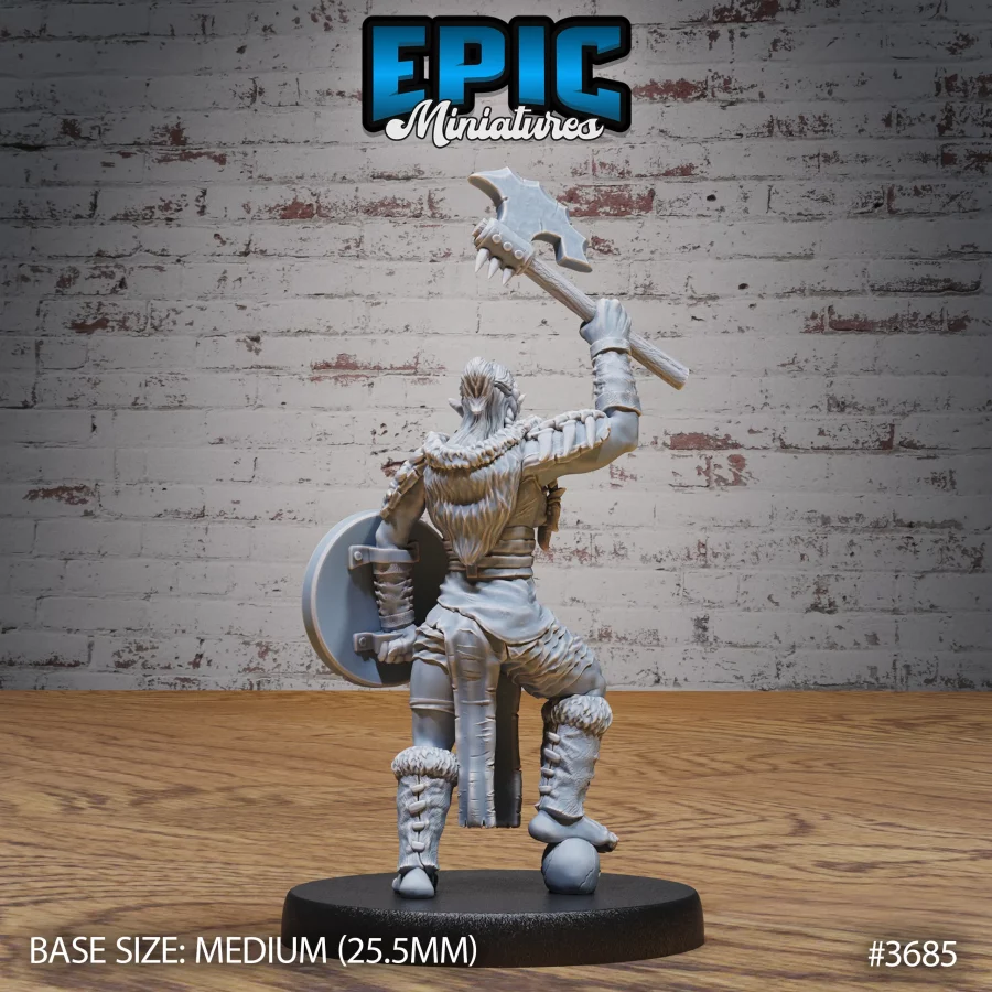 Half-Orc Marauder Female Victory (Medium) - Image 2