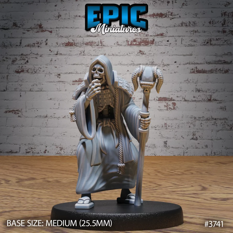 Eastern Skeleton Army Necromancer (Medium)