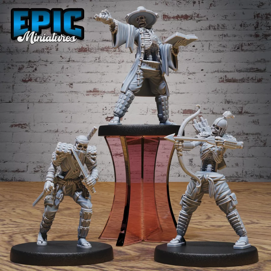 Eastern Skeleton Army Mage / Eastern Skeleton Army Ninja / Eastern Skeleton Army Archer Set