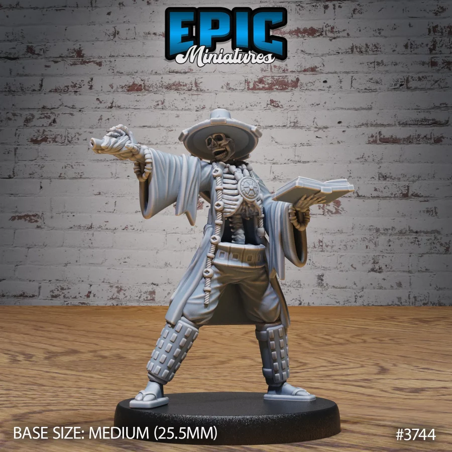 Eastern Skeleton Army Mage (Medium)