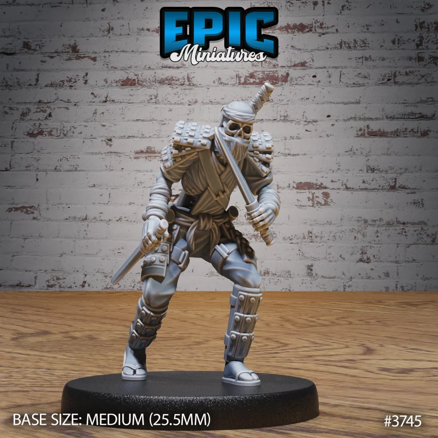 Eastern Skeleton Army Ninja (Medium)
