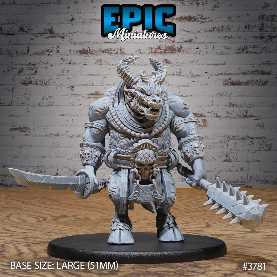 Onyx Statue Demon Walking (Large)