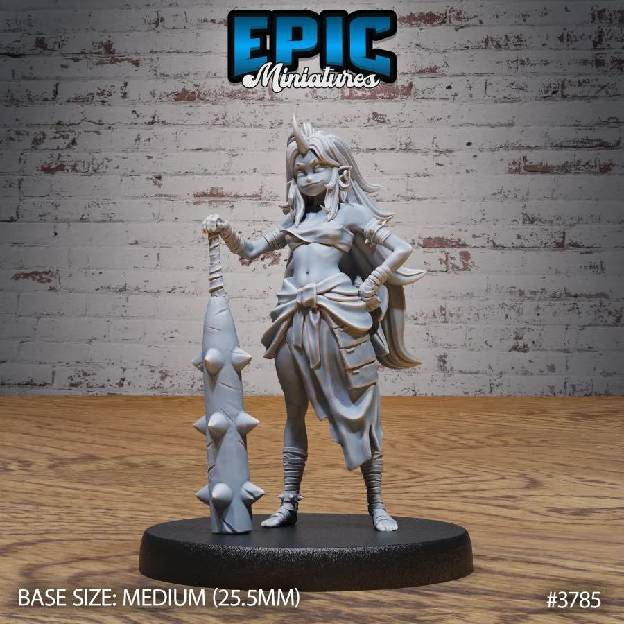 Blue Oni Girl (Medium)