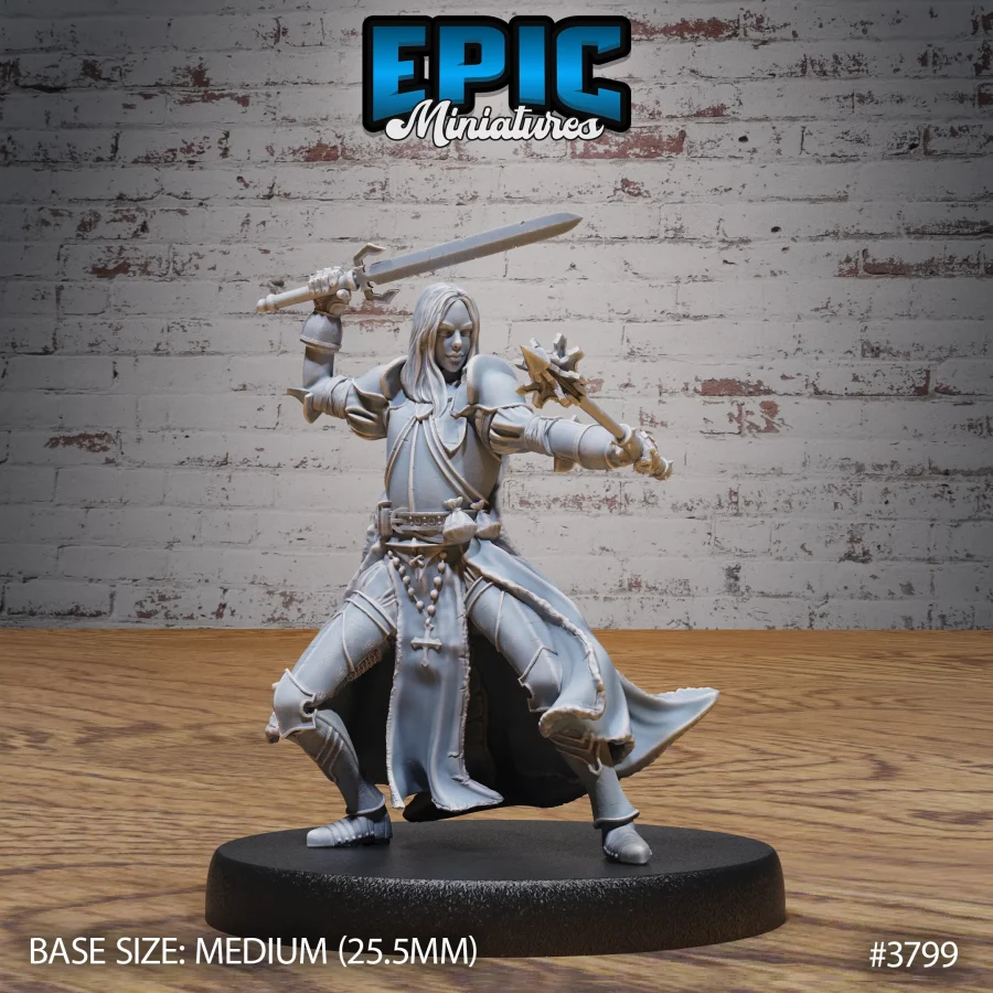 New World Cleric Female Attack (Medium)