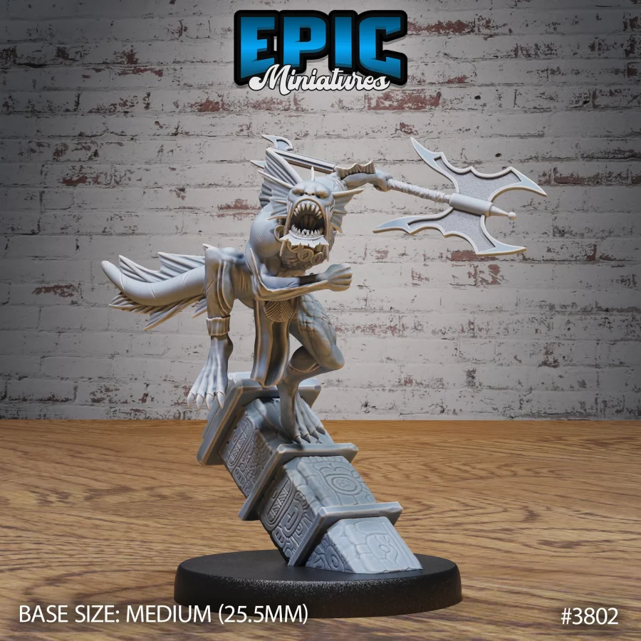 Jungle River Fish Folk Attack (Medium)