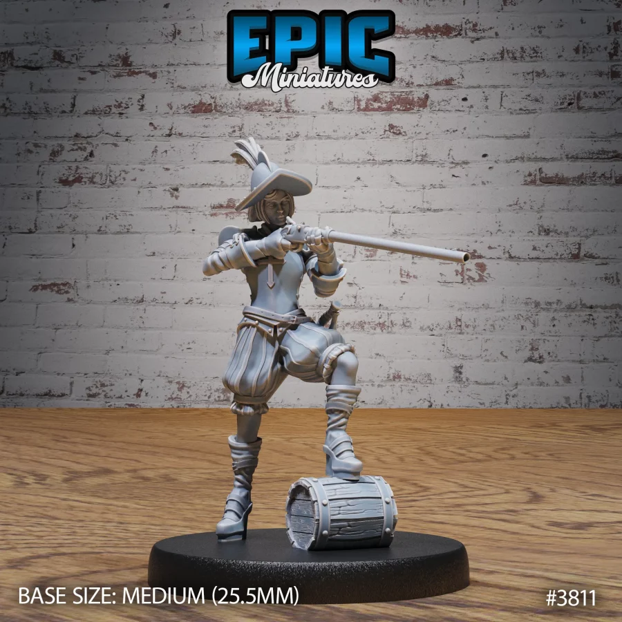Young Conquistador Female Shooting (Medium)
