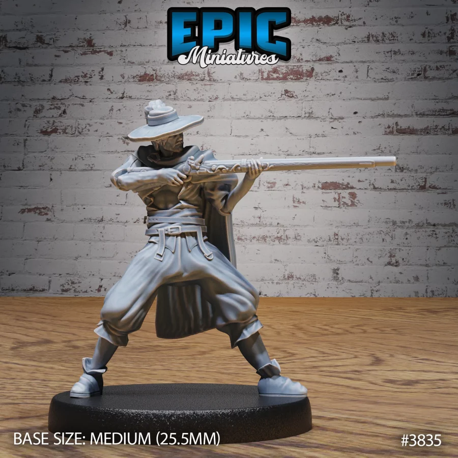 Musketeer Adventurer Shooting (Medium)