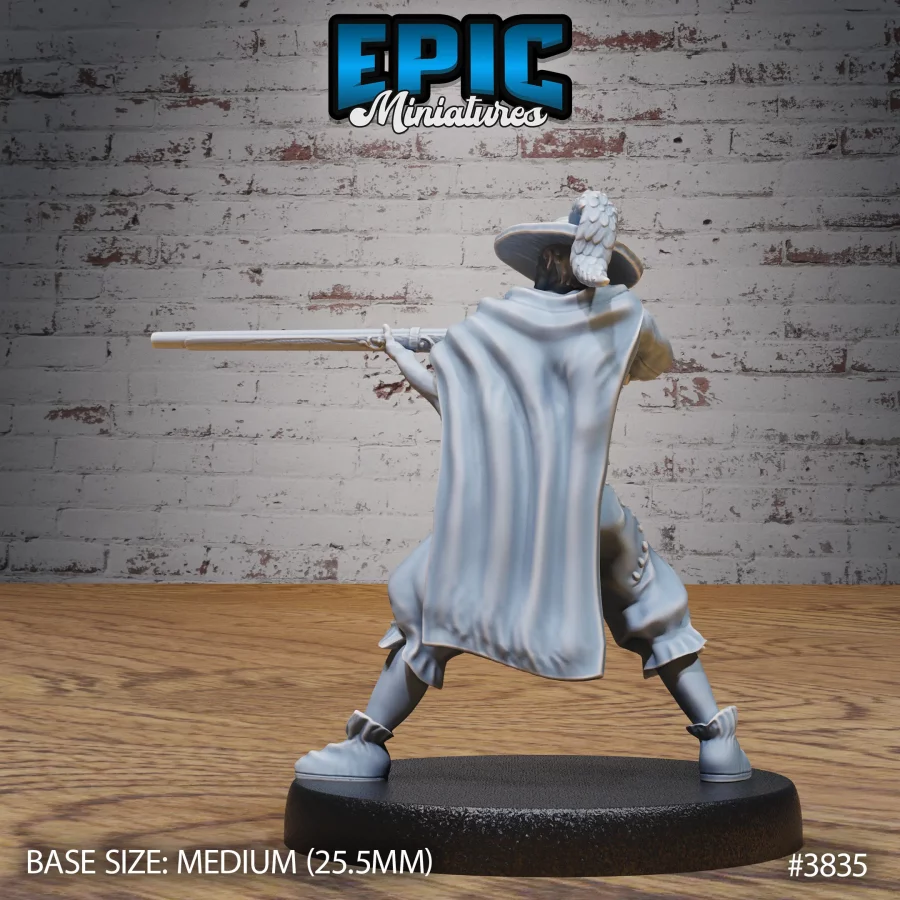 Musketeer Adventurer Shooting (Medium) - Image 2