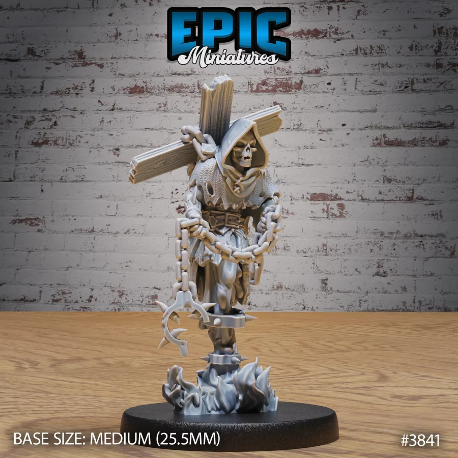 Fire Ghost Skeleton (Medium)