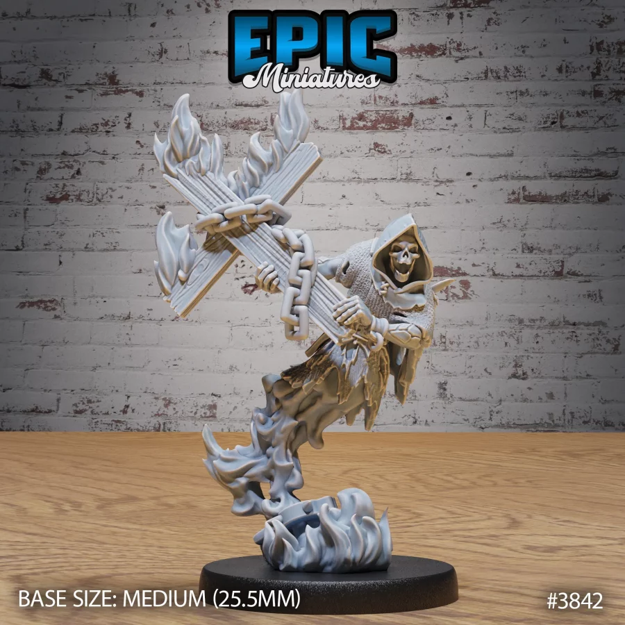 Fire Ghost Skeleton Attack (Medium)
