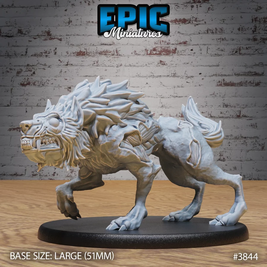 Undead Dire Wolf (Large)