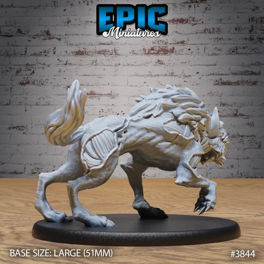 Undead Dire Wolf (Large) - Image 2