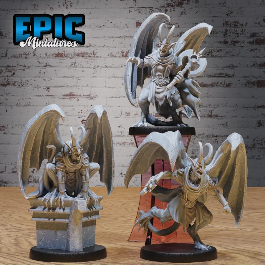 Graveyard Gargoyle Set