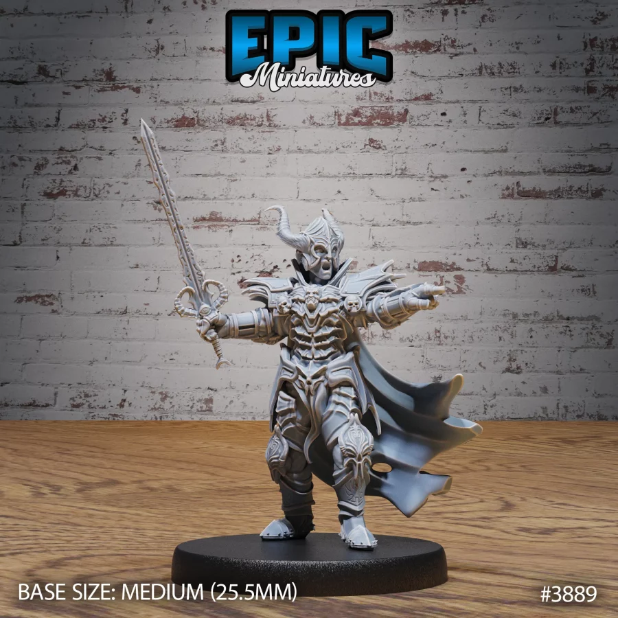 Black Guard Knight Pointing (Medium)