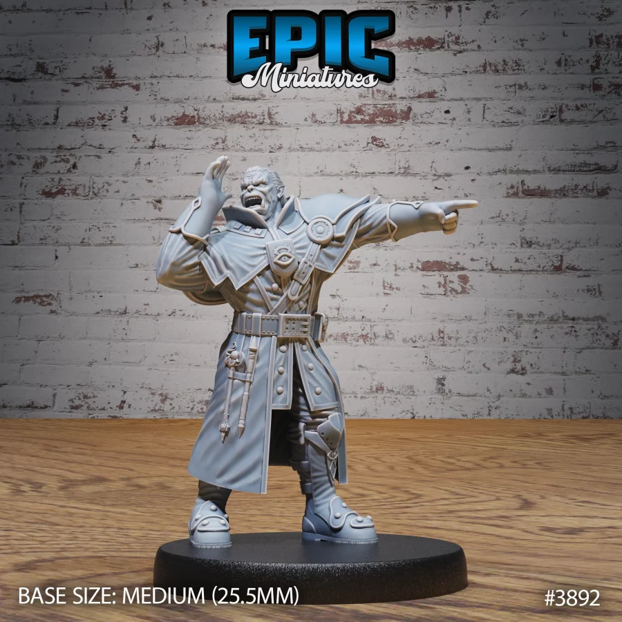 Orc Guild Mage Shouting (Medium)
