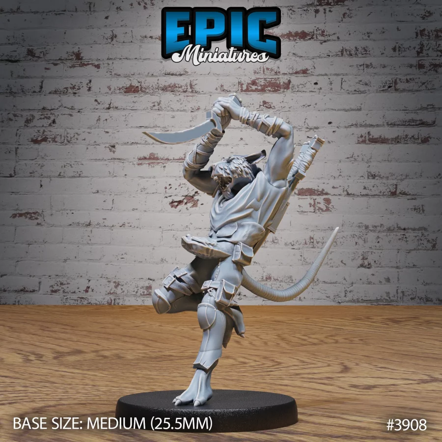 Veteran Rat Folk Thief Jump (Medium)