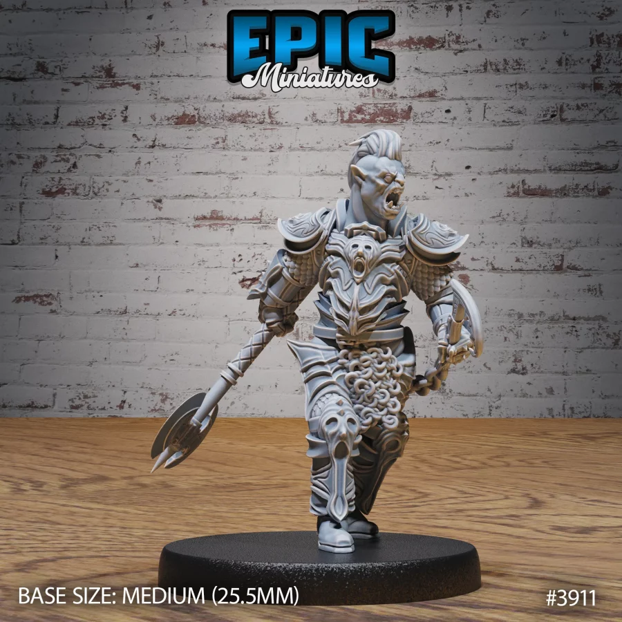 Black Guard Orc Walking (Medium)