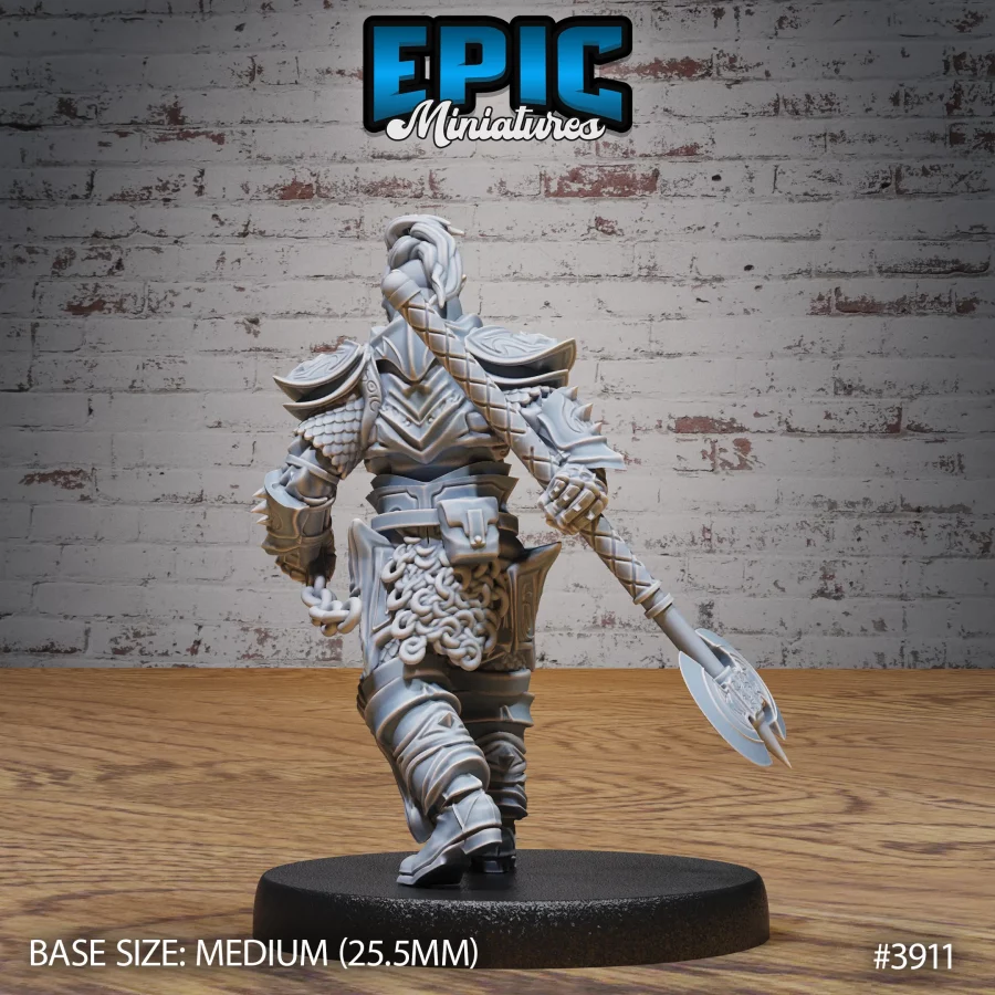 Black Guard Orc Walking (Medium) - Image 2