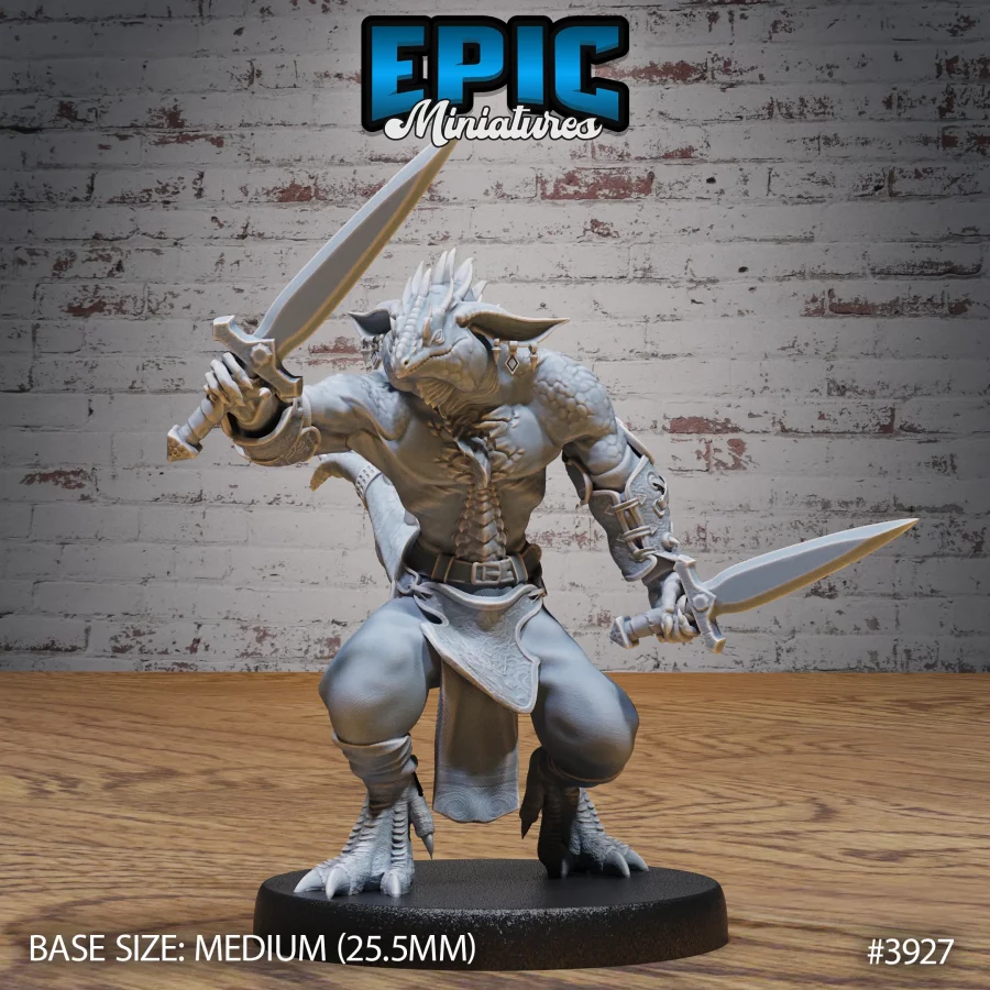 Lizard Folk Thug Attack (Medium)