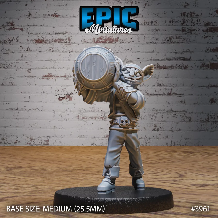 Kobold Pirate Worker (Medium)
