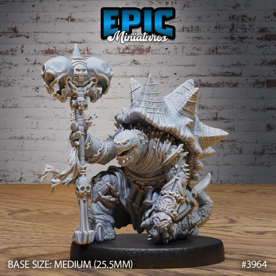 Turtle Folk Necromancer Staff (Medium)