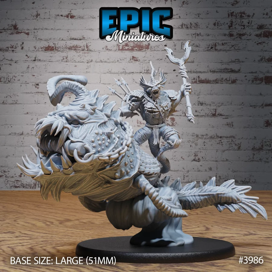 Merfolk Champion Riding (Large)