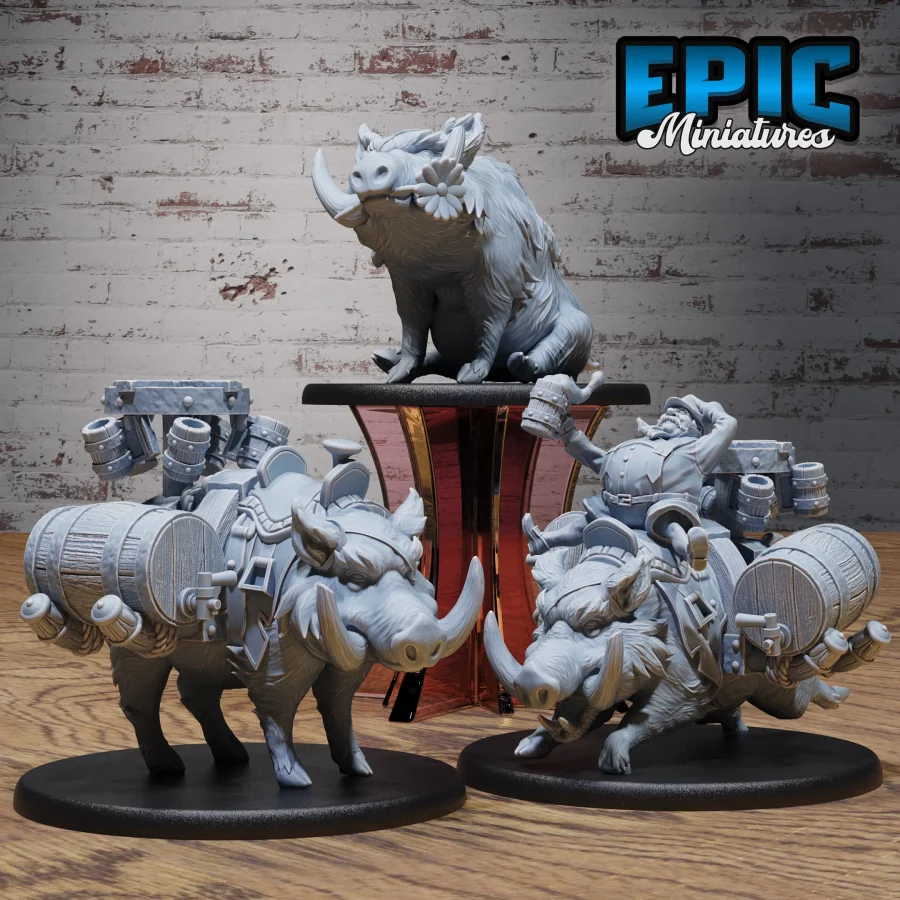Boar Gift / Boar Beer Shop / Boar Beer Shop Mount Set