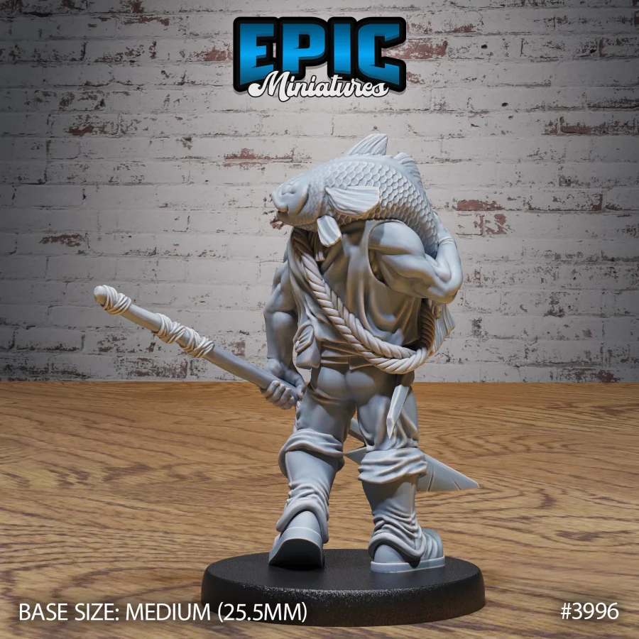 Orc Villager Fisher (Medium) - Image 2