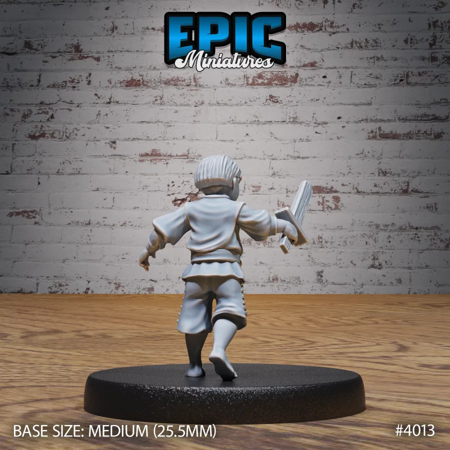 Villager Little Boy Wooden Sword (Medium) - Image 2