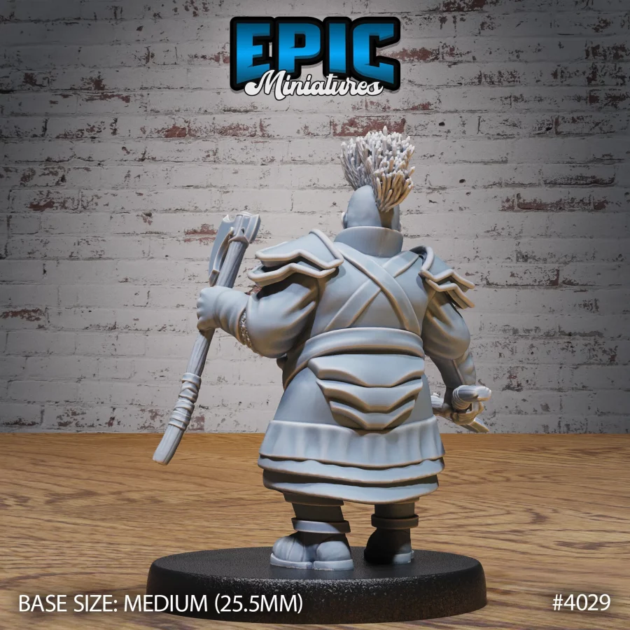Villager Dwarf Warrior (Medium) - Image 2