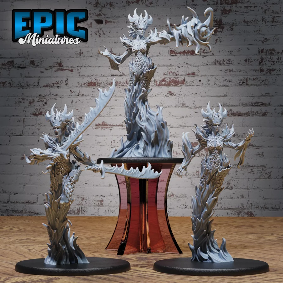 Fire Elemental Female Set