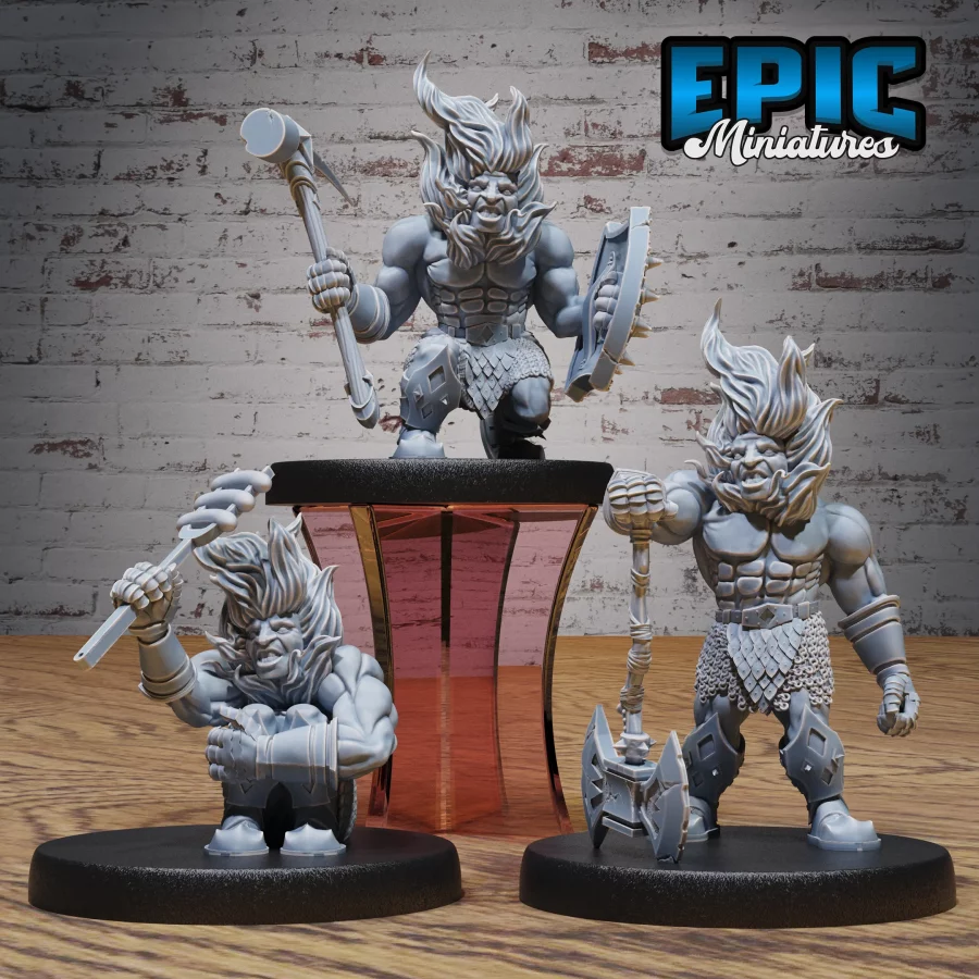 Fire Dwarf Set