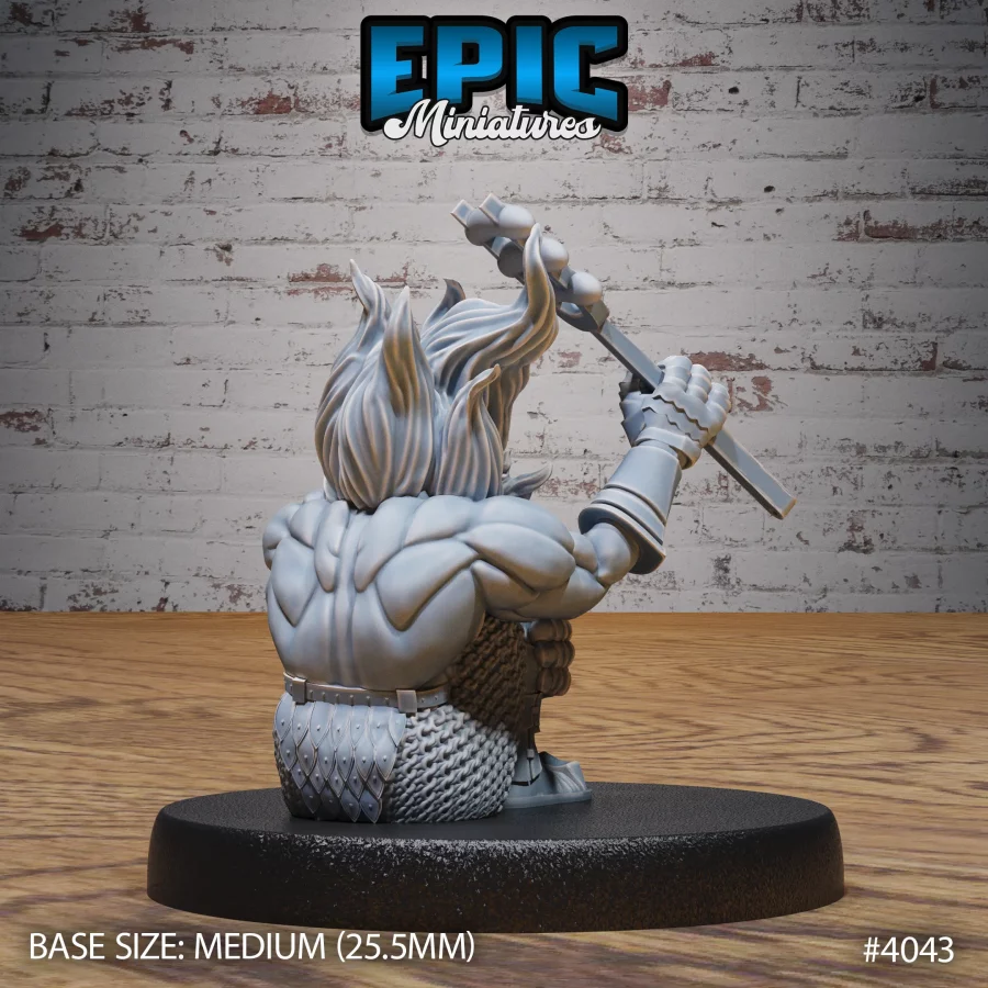 Fire Dwarf Sitting (Medium) - Image 2