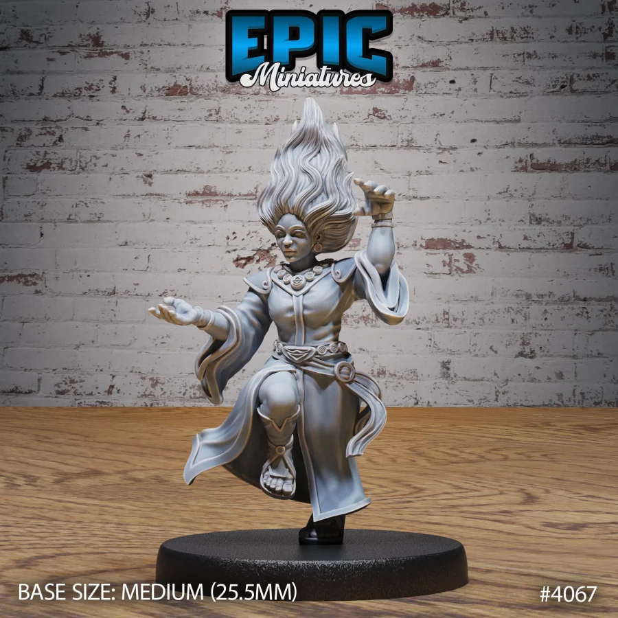 Dwarf Wind Mage Female Magic (Medium)