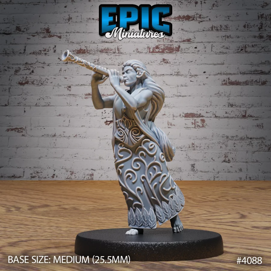 Elf Villager Bard (Medium)