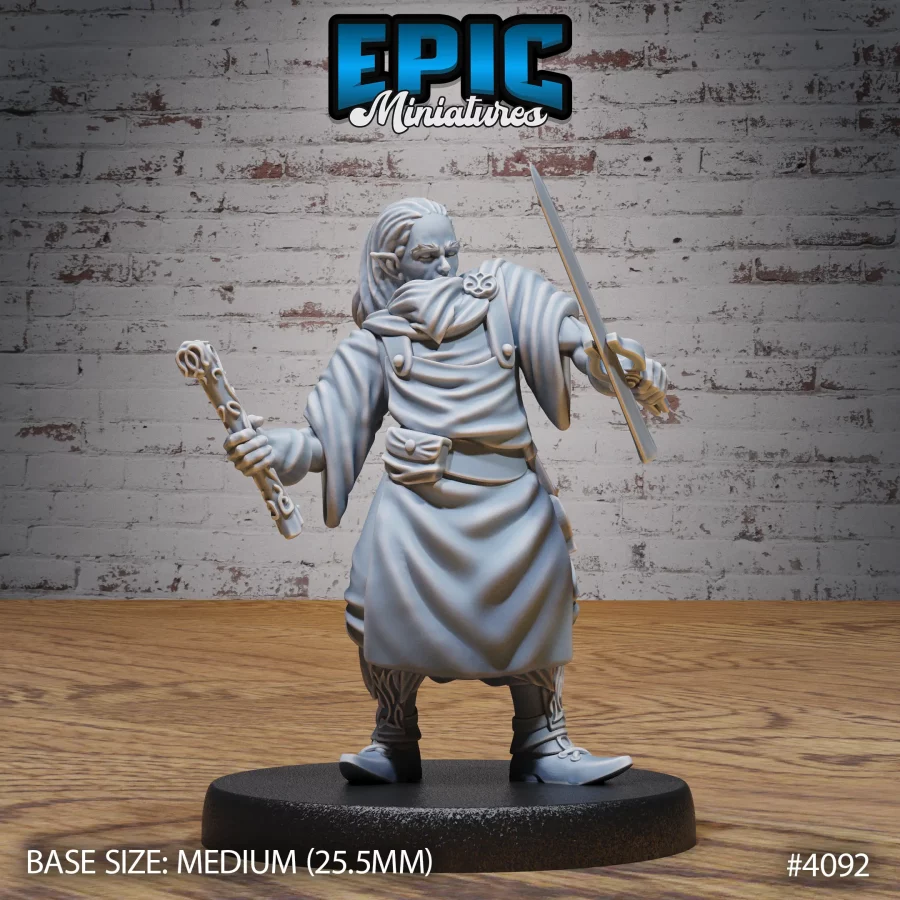 Elf Villager Blacksmith (Medium)