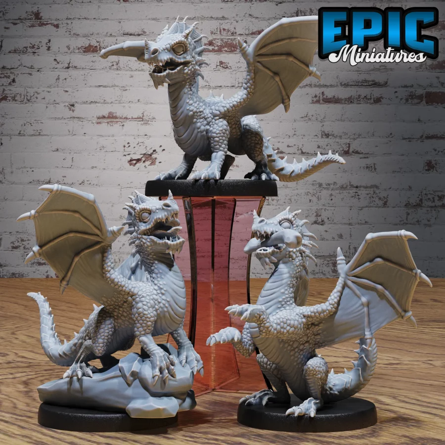 Green Dragon Wyrmling Set