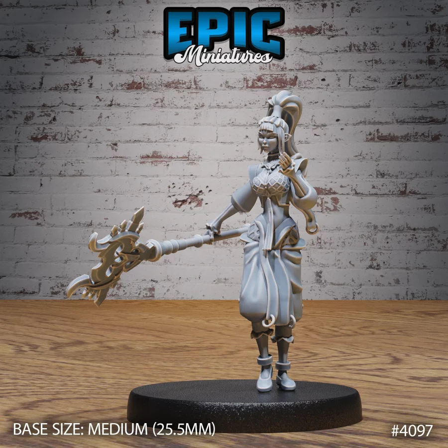 Elf Sorceress Attack (Medium)