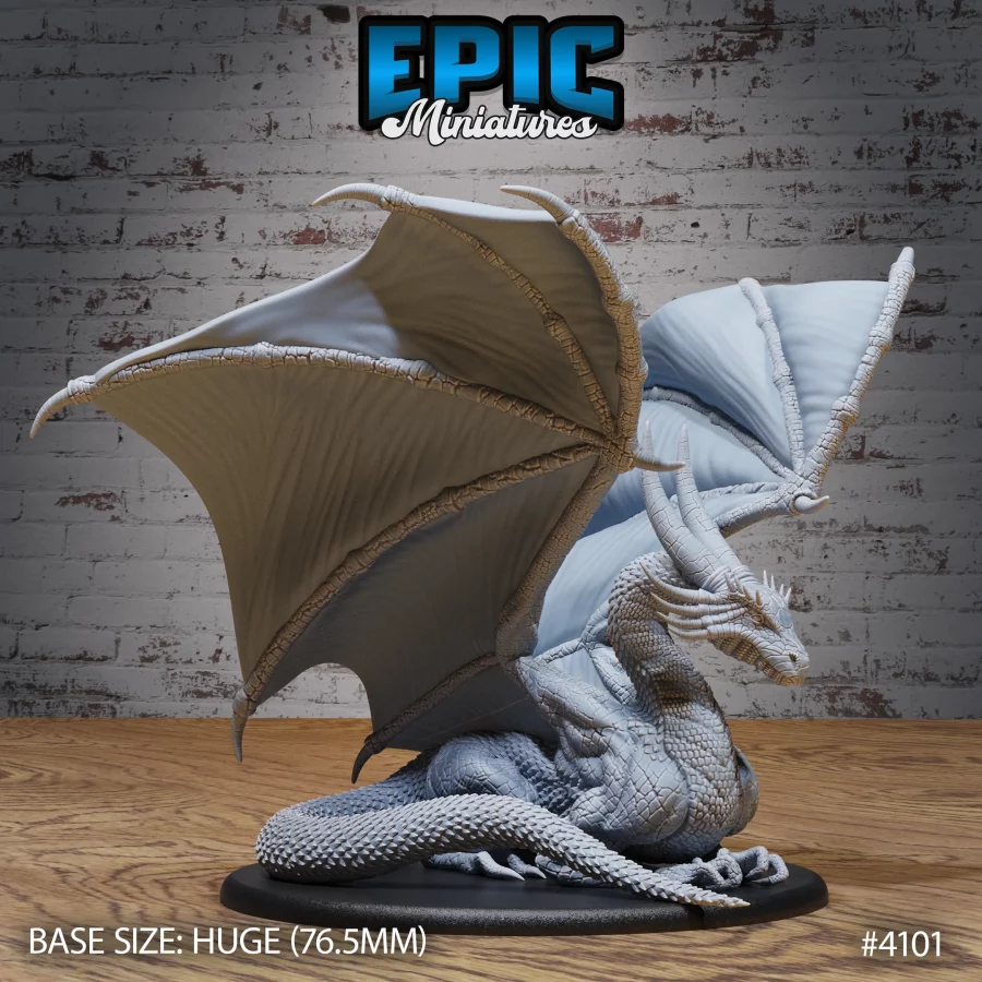 Storm Dragon Resting (Huge)