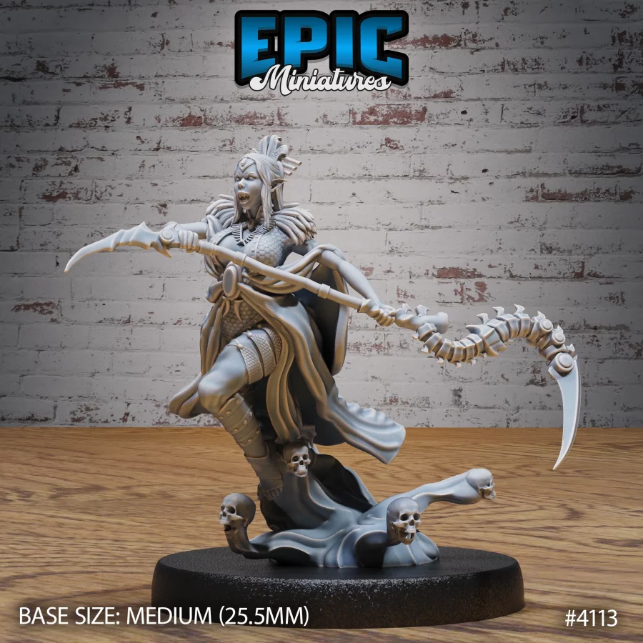 Elf Warlock Female Levitation (Medium)