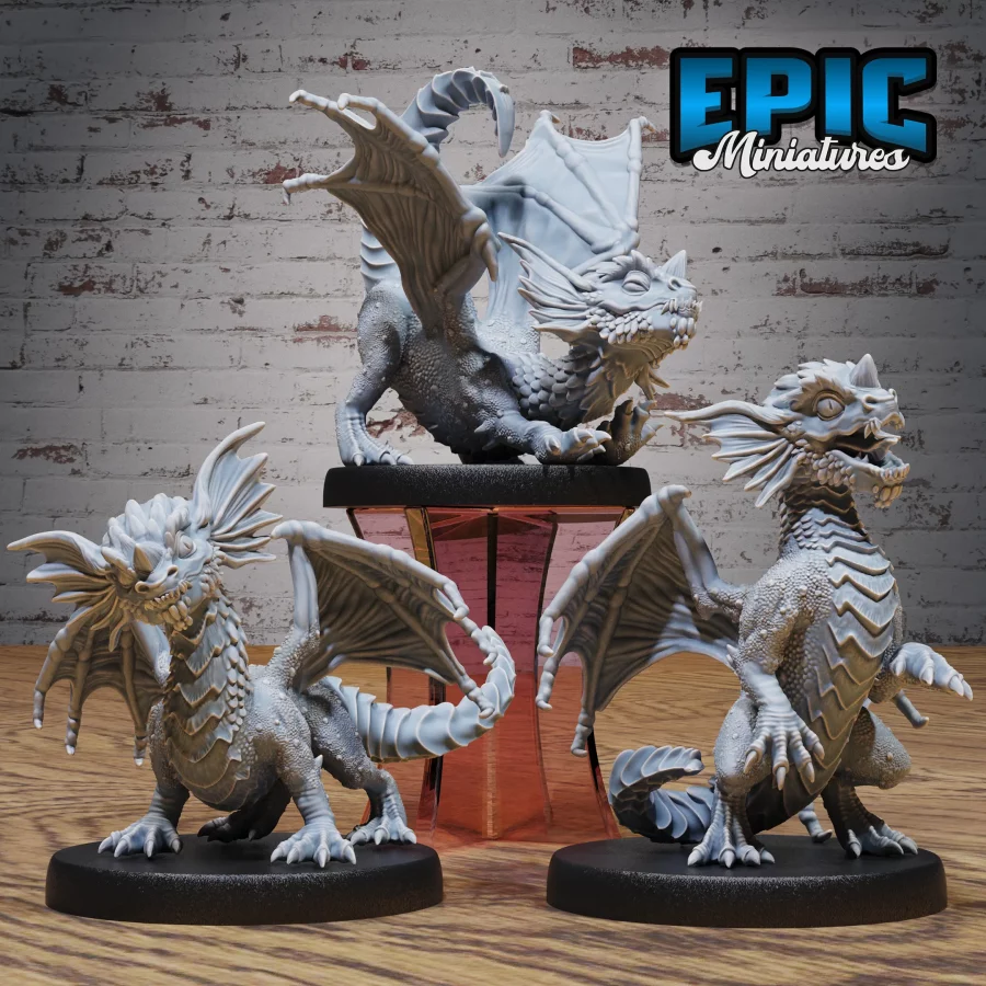 Blue Dragon Wyrmling Set
