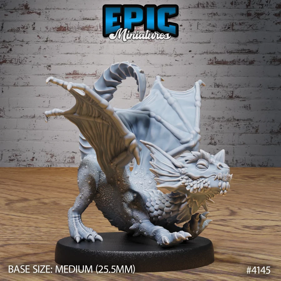Blue Dragon Wyrmling Stretch (Medium)