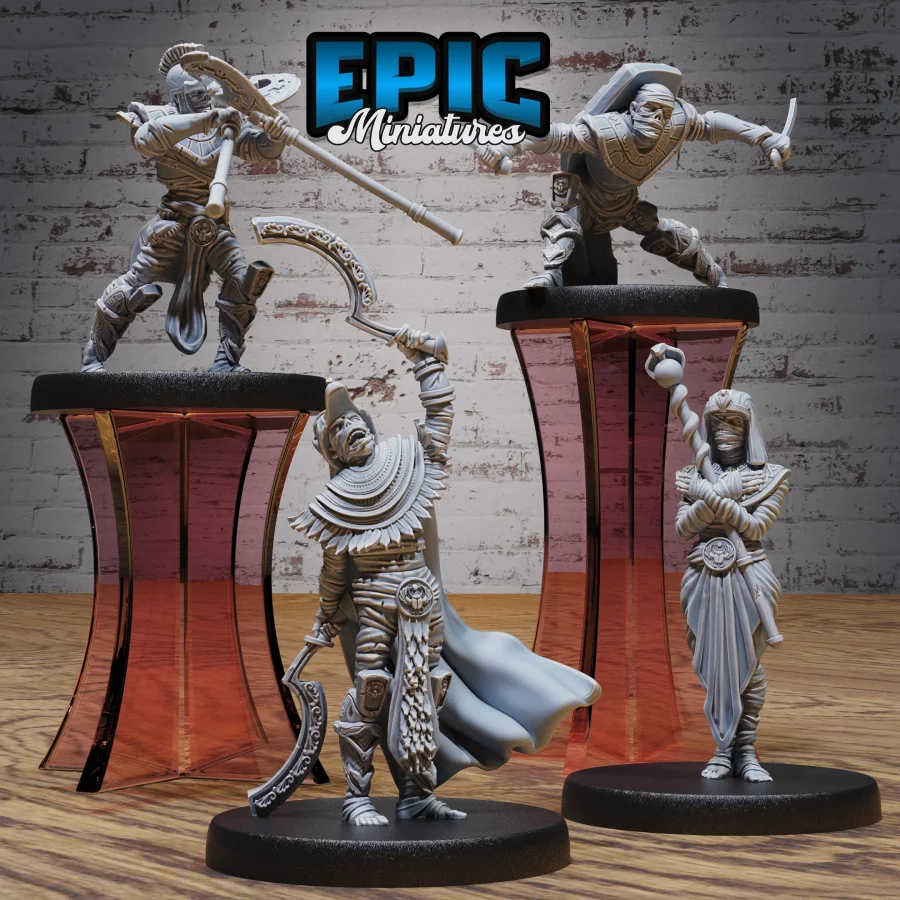 Mummy Warrior Daggers / Mummy Warrior Axe / Mummy Warrior Anubis Khopesh / Mummy Warrior Priest Set
