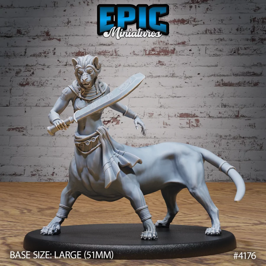 Lion Centaur Bastet Devotee Set - Image 4